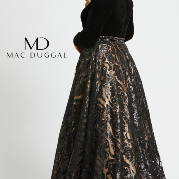 MacDuggal Fabulouss 67614F Long Formal Gown..Ball, Mother of the Bride - Picture 4 of 6